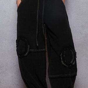 011 🎁 POL The Harbor 1 Double Gauze Jogger Pants In Black